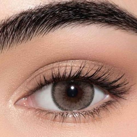 عدسات تجميلية لون كافيه - لنس مي 
