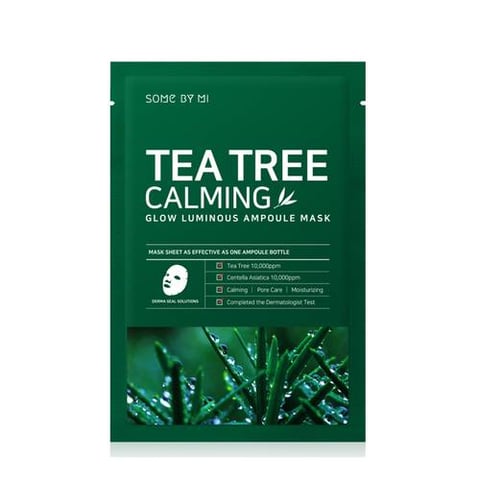 Some By Mi, Glow Luminous Ampoule Mask, Tea Tree Calming, 10 Sheets, 25 g Each oa2675