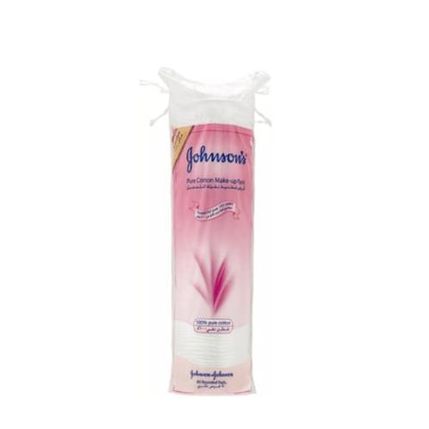 Pure Cotton Cleansing Tablets 80 Tablets - Johnson's