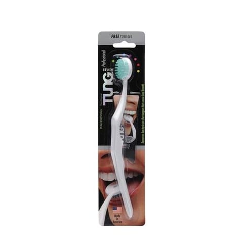 The Original TUNG Brush - Tongue Cleaner with TUNG Gel Sample  Assorted Colors