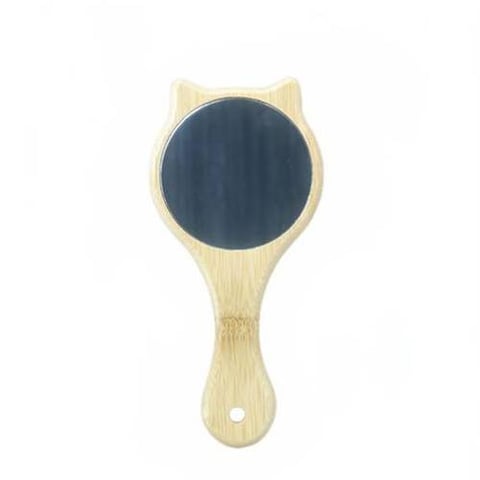 Wooden hand cosmetic mirror - Atheer