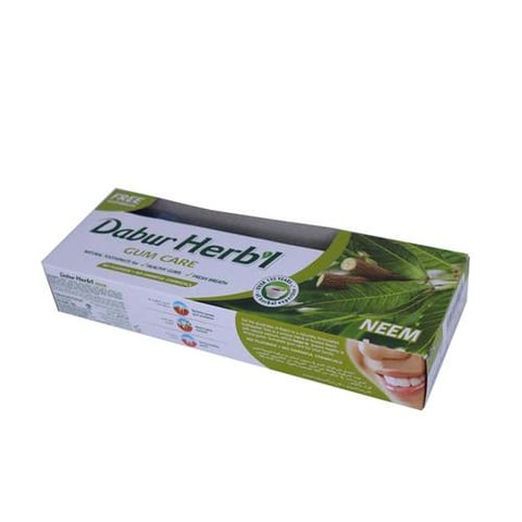 Herbal Herbal Toothpaste for Gum Care with Neem with Free Brush 150 Grams - Dabur