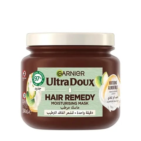 Garnier Ultra Doux Moisturizing and Repairing Hair Mask with Almond Milk 340ml