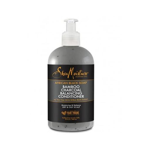 Black Soap & Charcoal Moisturizing & Balancing Scalp Conditioner 384ml - Shea Moisture