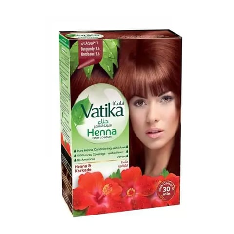 Vatika - Henna Hair Color No. 3.6 Burgundy