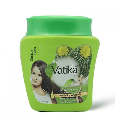 Oil bath to protect hair from falling out with cactus and garlic - Vatika