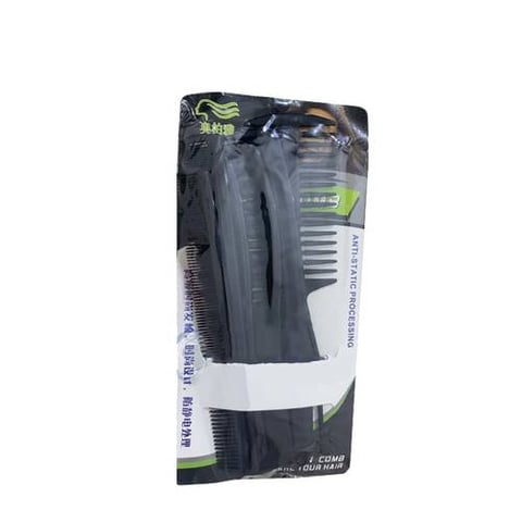 Hair comb set - black color