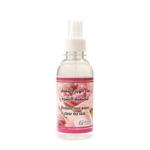 Distilled rose water to clear the skin 200 ml - allahidan
