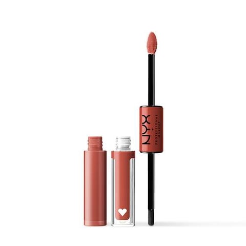 Liquid Lipstick With Lip Gloss High Shine 2in1 Shade 04 Live Jules - Nyx