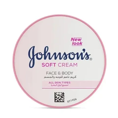 Johnson's Soft Moisturizing Cream for Face and Body 200ml
