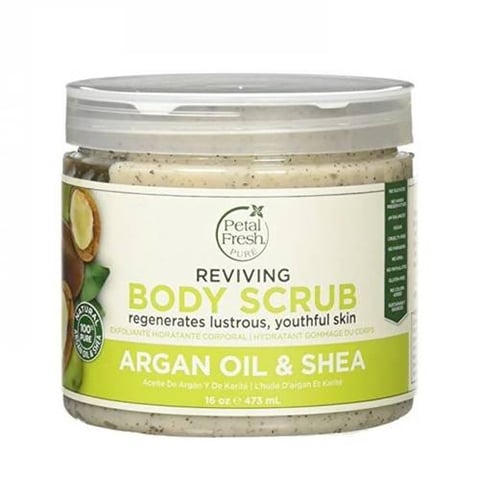 Petal Fresh Argan Oil & Shea Butter Smoothing Body Scrub 473ml