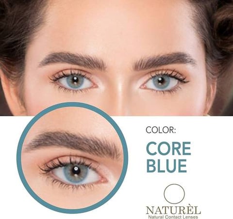 Daily Cosmetic Lenses Core Blue - Natural OA344