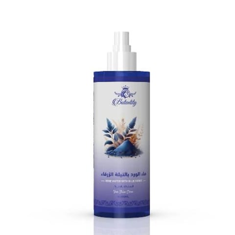 Rose water with blue indigo for skin care 250 ml- Butentity