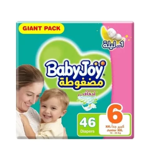 Compressed diapers with air mesh for complete dryness No. 6 / 46 diapers - BabyJoy