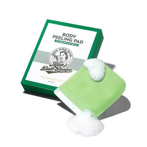 Green exfoliating body loofah, 25 ml - Mom's