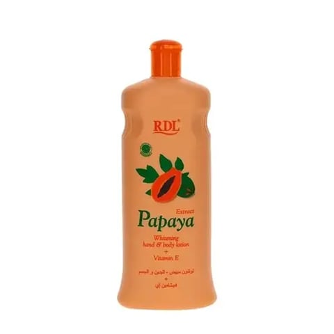 Papaya whitening lotion for hands and body 600 ml - RDL