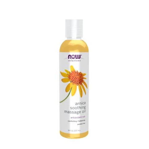 Arnica Soothing Massage Oil Antioxidant Rich 237 ML - NOW FOODS