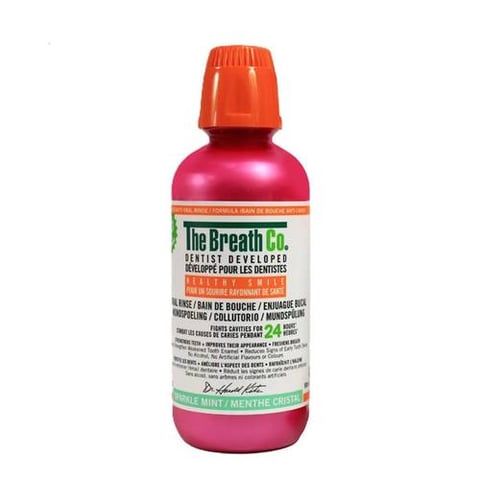 TheraBreath Fresh Breath Mint Mouthwash fights cavities with 24-hour protection – 473 ml