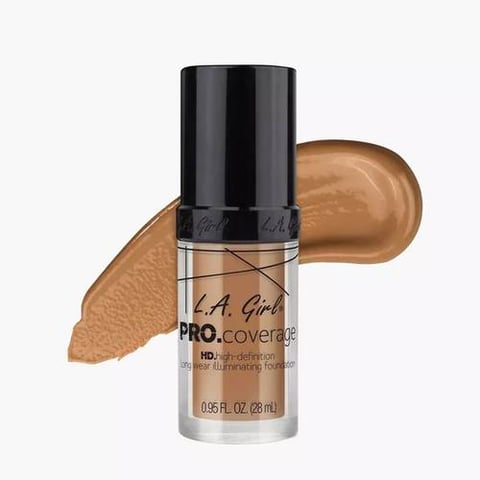 Illuminating Fluid Coverage Foundation 28ml GLM 646 Beige - La Girl OA1646