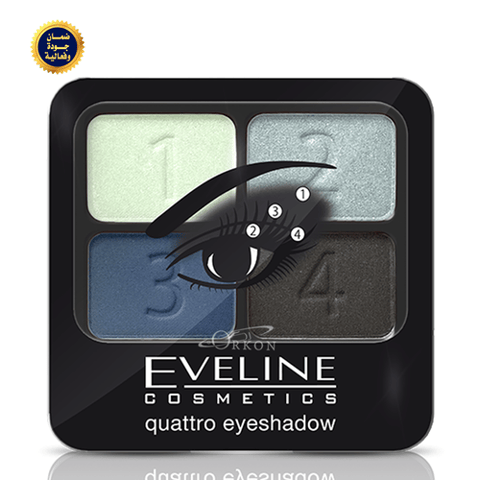 Quattro Eyeshadow Palette No. 01 - 5.2g - Eveline