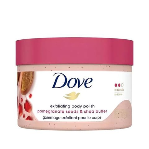 Dove Pomegranate Seed & Shea Butter Body Scrub 298g