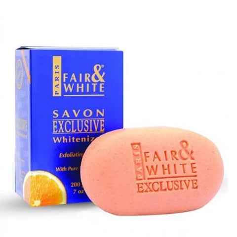 FAIR and WHITE  EXCLUSIVE EXFOLIATING SOAP WITH PURE VITAMIN 