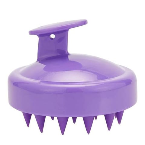 Soft silicone brush for scalp care
