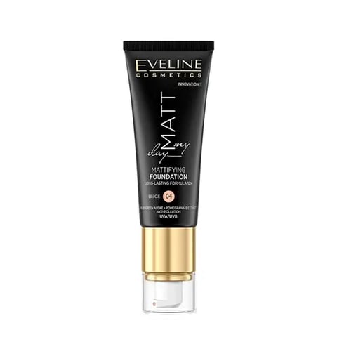EVELINE MATT MY DAY MATTIFYING FOUNDATION LONG-LASTING 04 BEIGE - 40ML