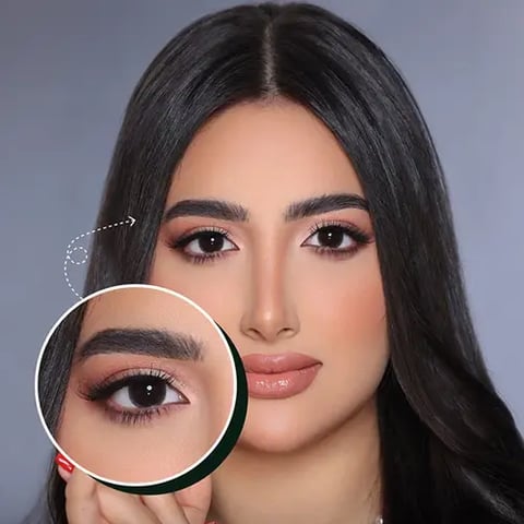 عدسات تجميلية شهرية لون كوفي - ماي لنس