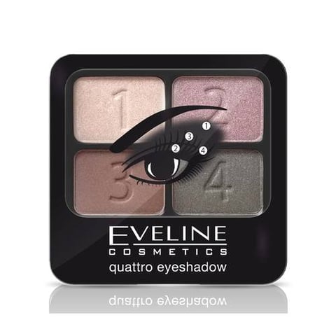EVELINE COSMETICS - QUATTRO EYESHADOWS - 5.2G