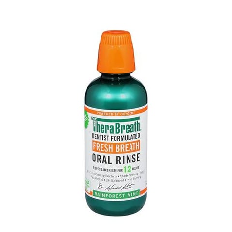 TheraBreath Fresh Breath Mint Mouthwash (12-Hour Effect) – 473 ml