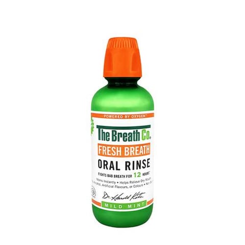 TheraBreath Fresh Breath Mild Mint Mouthwash (12-Hour Effect) – 473 ml