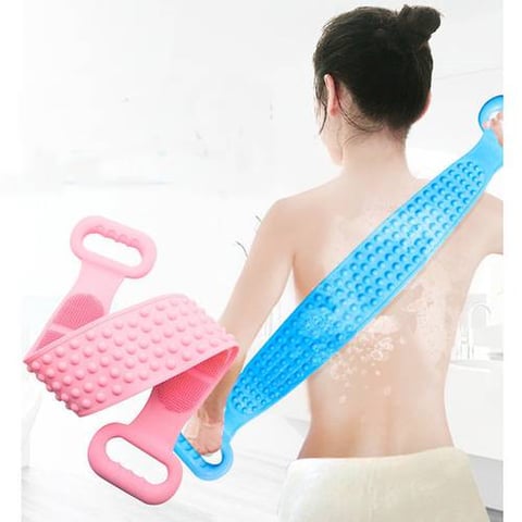 فرشاة تنظيف وتقشير وتدليك الجسم السيليكونية - سامون جيساس