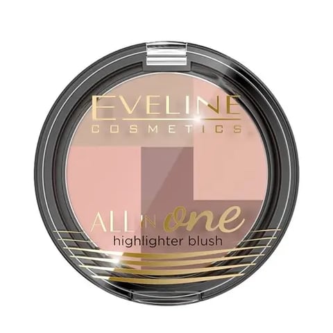 Eveline Highlighter Blush 01 All i One Mosaic Blush 6.5g