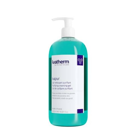 Gel for cleansing and purifying the skin from oils without drying, 500 ml - ivatherm