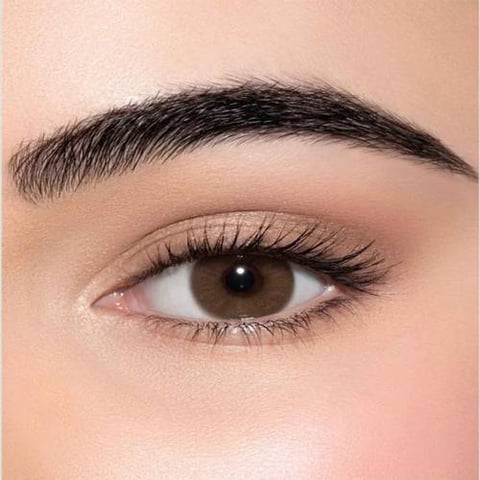 Cosmetic lenses  brown + solution - Lens me
