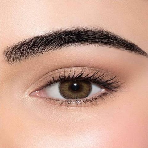 Cosmetic lenses + honey color solution - Lens Me