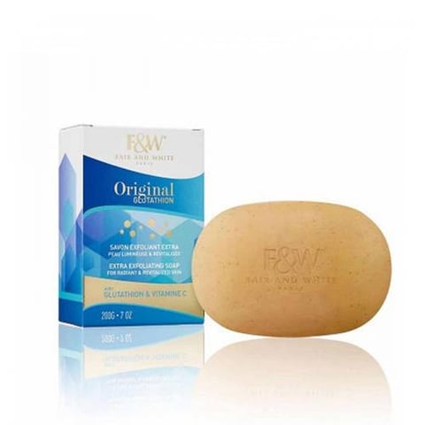 EXTRA EXFOLIATING SOAP | ORIGINAL GLUTATHION 200 g - Fair and white