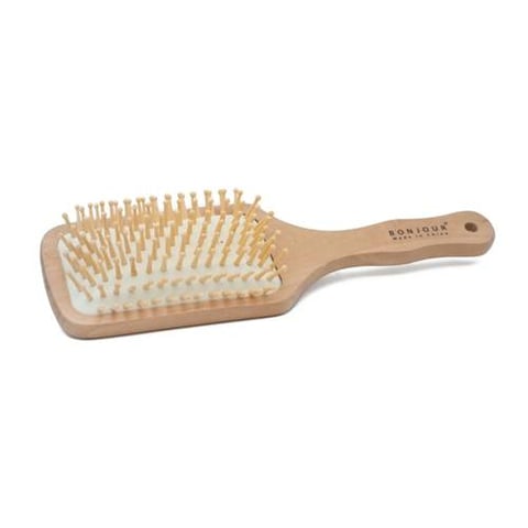 Big Square Wooden Hair Brush - Bangor