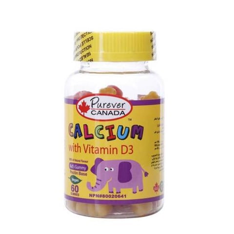 Purever Chewy Candy for Kids Rich in Calcium and Vitamin D 60 Pieces - Purever Canada