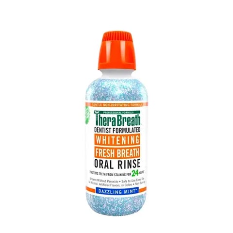 Whitening Fresh Breath Mouthwash for 24-hour whitening and fresh breath - TheraBreath