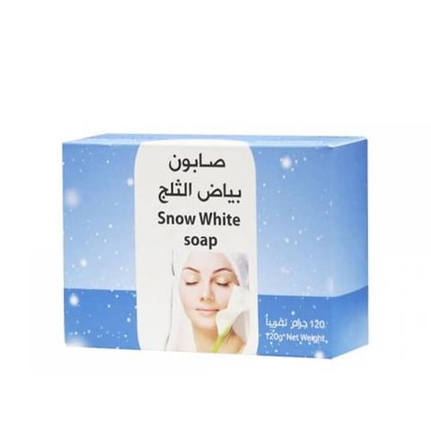 Snow White Soap to cleanse and moisturize the skin 120 grams - Rod Al Khozama RKH