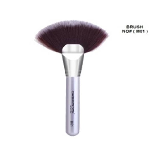 Big Fan Makeup Brush Silver M01 - opera mac new york OA2315