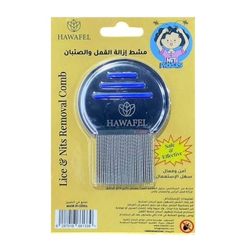 Lice and nits removal comb