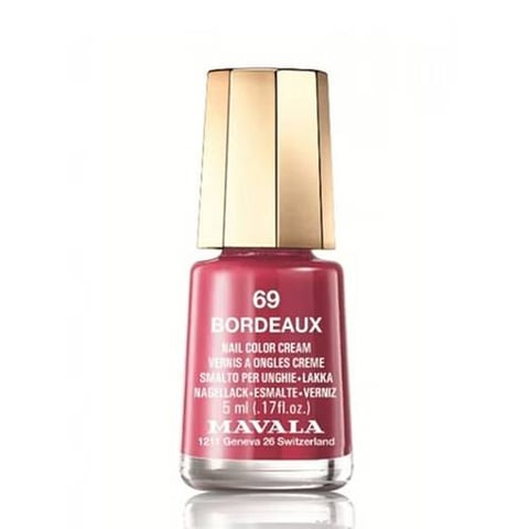 Manicure Nail Polish 69 Bordeaux 5 ml - Mavala