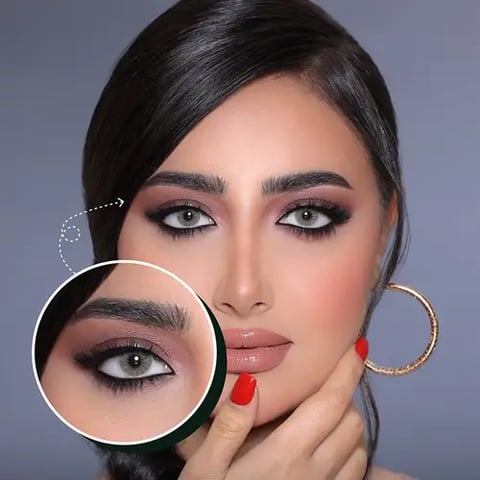 عدسات تجميلية شهرية لون لاتيه - ماي لنس