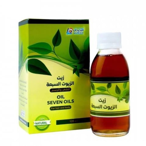 Seven Oils Hair & Body Oil 125ml - Al Lahidan