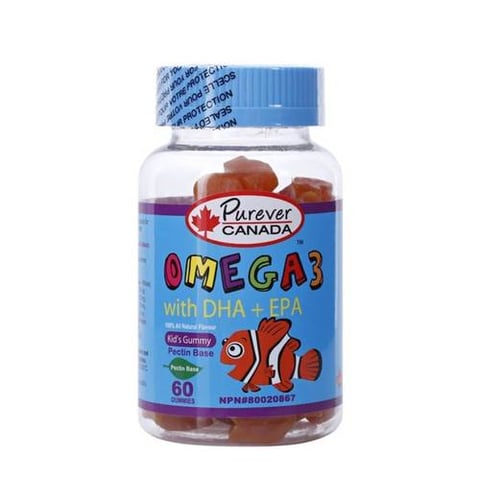 Purefair Chewy Sweets for Kids Rich in Omega 3 / 60 Pieces - Purever Canada