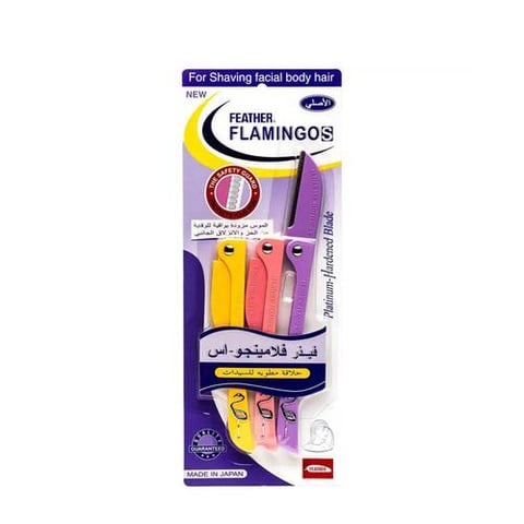 Flamingo Hair Removal Blades 3 Pieces - Feather OA2454