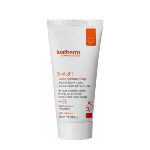Sunlight Intensive Protection Moisturizing Cream For Face - Ivatherm